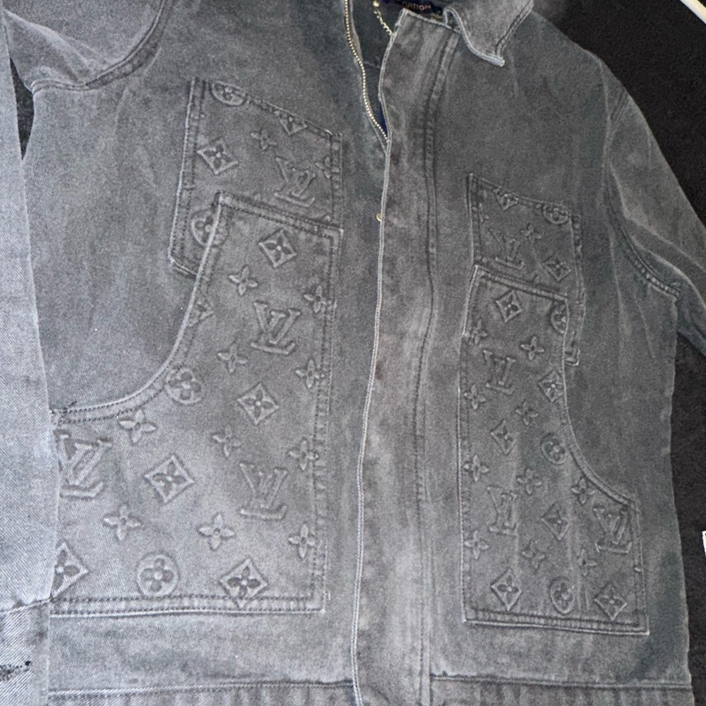 Louis Vuitton Gray Monogram Jacket